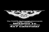 “Commando” workout series 4x7 calendar - Amazon S3BODYWEIGHT... · The TACFIT Bodyweight Commando Daily Journal Mission 1c “Commando” workout series 4x7 calendar