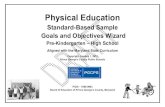 Physical Education - Wikispacesmapec.wikispaces.com/file/view/Physical_Education_Goal_Wizard... · Physical Education Sample Standard-Based Goal and Objectives Wizard ... Project