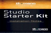 Studio Starter Kit Studio Starter - Musikhaus Thomann · The Thomann Starter Kit is a collection of recording software, synthesizers, effects and tools, that help to ... Orgone-Lite