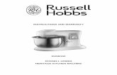 RHSB150 RUSSELL HOBBS HERITAGE KITCHEN MACHINE · FEATURES OF THE RUSSELL HOBBS HERITAGE KITCHEN MACHINE ... 23.Always operate the appliance on a ... Do not insert fingers or utensils
