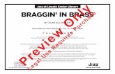 Jazz at Lincoln Center Library BRAGGIN’ IN BRASS · Jazz at Lincoln Center Library BRAGGIN’ IN BRASS BY DUKE ELLINGTON Transcribed by David Berger for Jazz at Lincoln Center F