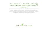 Cursive Handwriting Practice Worksheets (A-Z) · Cursive Handwriting Practice Worksheets ... Trace the sentence written in script. Cursive B ... 1/30/2015 7:15:42 PM ...