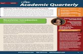 Issue 1 Fall 2013 Academic Quarterly - corelearn.com · by John Hattie pg2 The Importance of Reading, Writing ... various influences, Hattie converts all findings to a ... surprising