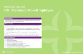 Workday Job Aid HR: Contract Non-Employee · Workday Job Aid HR: Contract Non-Employee ... Edit Government IDs Initiator ... HR: Contract Non-Employee
