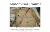 Abdominal Trauma - SoThEP and celiotomy if needed ... Algorhitm for the management of combined head / abdominal trauma Combined head and ... Laparotomy before CT Hemodynamically