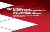 W CELEBRATION OF TH ANNUAL STUDENT … RESEARCH, SCHOLARSHIP & CREATIVE WORK JANUARY 27, ... 2:40 William Kelly A Transcendental Critique of Economic Reasoning ... Ramachandran Outliers