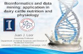 Bioinformatics and data mining: application in dairy ... · Bioinformatics and data mining: application in dairy cattle nutrition and physiology ... Enrichment tools systematically