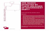 ARE BANKS AFFECTED BY THEIR HOLDINGS OF …aei.pitt.edu/34328/1/(English).pdfAFFECTED BY THEIR HOLDINGS OF GOVERNMENT DEBT? ... Eonia Swap spread recorded a first peak at the end of
