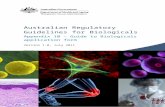 Australian regulatory guidelines for biologicals, Appendix ...€¦  · Web viewAustralian Regulatory Guidelines for Biologicals. ... open a print preview of the draft application