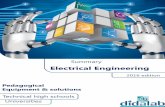 Electrical Engineering - DIDALAB€¦ · Electrical Engineering . Universities . ... •- Basic circuits for the carrying out of stabilized Power Supply ... ♦ 1 Fixed clock : ...