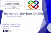 Revenue Services Diviso - Louisiana Department of … · Revenue Services Division LDI Tax ... may return to a previously viewed screen by clicking on the name of the screen in the