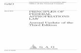 GAO-15-303SP, PRINCIPLES OF FEDERAL APPROPRIATIONS LAW ... · PRINCIPLES OF FEDERAL APPROPRIATIONS LAW. Annual Update of the ... Claims against and by the Government Chapter 15 ...