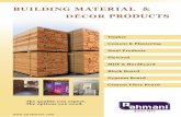 BUILDING MATERIAL DÉCOR PRODUCTS - aeconline.ae · BUILDING MATERIAL DÉCOR PRODUCTS & Cement Fibre Board. 2 ... (Oman), and sales oﬃces in ... Galvanized Iron Grating Structural