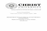 Christ University Faculty of Engineering 2013 M.Tech...12 QUESTION PAPER PATTERN 14 – 15 13 COURSE STRUCTURE 16 – 19 14 DETAILED SYLLABUS 20 – 85 Christ University Faculty of