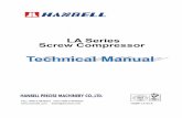 LA Technical Manual 20081202 - Micro Control Systems Series Screw... · Compressor’s characteristics 2. ... efficiency due to under or over compression ... Volume ratio control