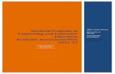 Education Institutional Academic Assessment Planfora.aa.ufl.edu/docs/1/16Apr13/Counselor Education PhD.GAAP.pdf · Academic Assessment Plan ... Annual PhD Student Self Report of Progress