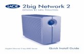 QIG 2big Network 2 091223 - LaCie If necessary, you can assign the drive a static IP address from the Network section in the Dashboard. F. Your 2big Network 2 is confi gured and ready
