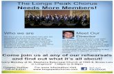 The Longs Peak Choruslongspeakchorus.org/wp-content/uploads/2018/02/LPC-Guest-Flyer... · The Longs Peak Chorus Needs More Members! Who we are We are a group of dedicated men who