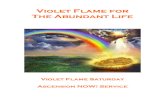 Violet Flame for the Abundant Life - April 2013 with …anow.org/files/Violet Flame for the Abundant Life - April...Siddhi Buddhi Prade Devi, Bhukti Mukti Pradayini Mantra Murte Sada