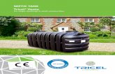 ~NVIRONM~NTAL Tricel Fortis Ventouk.tricel.eu/wp-content/uploads/2017/02/tricel-uk-septic-tank... · High strength GRP tanl< Manufactured to BS 6297 litres mm mm mm mm ''Other sizes