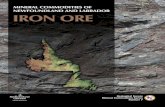 Mineral Commodities of - Department of Natural Resources · Mineral Commodities of ... is available in the publications of the geological surveys of Newfoundland and Labrador and