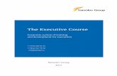 The Executive Course - Samolov · Executives who passed “The Executive Course” obtain ... Building a competency model ... AIESEC Alfa Bank Arnest Avignon