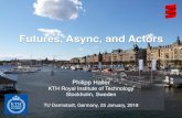 Futures, Async, and Actors - stg-tud.github.iostg-tud.github.io/sedc/Lecture/ws17-18/Futures_Async_Actors.pdf · • Contributed to Akka (Typesafe/Lightbend) ... Anatomy of an Actor