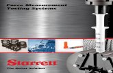 dnc-testing.comdnc-testing.com/assets/starrett-force-measurement... ·  · 2011-11-17• ASTM F-2516 - Tensile Nitinol Wire • ASTM - Bend Vascular Stent • ASTM 06319. ... •
