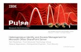 Heterogeneous Identity and Access Management for Microsoft Office SharePoint …€¦ ·  · 2009-05-05Heterogeneous Identity and Access Management for Microsoft Office SharePoint