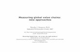 Measuring global value chains: new approaches - UNSD … ·  · 2015-05-01Measuring global value chains: new approaches Timothy J. Sturgeon, ... • Better integration of geographically