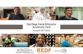 San Diego Social Enterprise Accelerator Fund - … · San Diego Social Enterprise Accelerator Fund ... On-the-Job Training (OJT) Customized Training ... with final check sent at