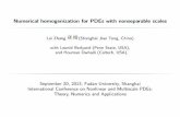 Numerical homogenization for PDEs with nonseparable scalesins.sjtu.edu.cn/people/lzhang/teaching_files/slides_Fudan_2013.pdf · (Bachvalov,Sanchez-Palencia,Zhikov,Kozlov,Lions,Oleinik,Papanicolaou;