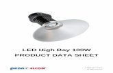 LED High Bay 100W PRODUCT DATA SHEET - Penn Elcom High Bay - Data Sheet - Penn Elcom.… · CLD high performance, energy efficient 100W LED High Bay adopts high-purity aluminium with