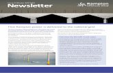 Newsletter - Rampion Offshore Wind · the last newsletter, work has also included completion of the project’s electrical infrastructure, ... these tests are successfully completed