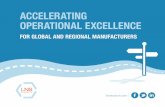 ACCELERATING OPERATIONAL EXCELLENCE - GE | … ·  · 2016-01-19ROI justifications for improvement investments Difficulty coordinating across supply and demand chains Lack of continuous