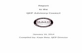 Report to the QEP Advisory Council - Polk State College to the QEP Advisory Council January 16, 2014 Compiled by: Kaye Betz, QEP Director -2- Table of Contents QEP Tracking Table .....