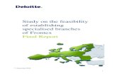 Study on the feasibility of establishing specialised ... · Study on the feasibility of establishing specialised branches of Frontex . Final Report . 11 December 2009 . 1