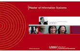 Master of Information Systems - University of New … of Information Systems | Who is This Degree For? The Master of Information Systems degree is designed for established business