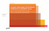 London Borough of Newham Updated 25 October 2013 and De… ·  · 2014-07-15London Borough of Newham Updated 25 October 2013 PwC Contents ... Testing manual journals through data