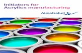 Initiators for Acrylics manufacturing - AkzoNobel · polymer and electronic industries. Our product portfolio includes organic peroxides, metal alkyls, organometallic specialties