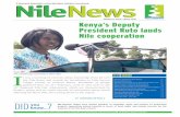 Volume 13, Issue 1, March 2016 Kenya’s Deputy …nileba5/images/docs/Nile News_March...Friends High School, where the dignitaries planted ceremonial trees. The significance of this