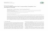 Research Article A Novel Differential Log-Companding ...downloads.hindawi.com/journals/js/2016/5358963.pdfA Novel Differential Log-Companding Amplifier for ... P3 X Y V ref V dm F