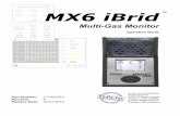 Operation Guide - Ex-Ox-Tox - Gasdetectie Verkoop … ·  · 2015-05-12SENSOR SPECIFICATIONS AND CORRELATION FACTORS ... Operation Guide MX6 iBrid™ Multi-Gas Monitor ... MX6 iBrid™