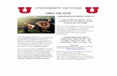DRUMLINE - University of Utah CYMBAL... · (University of Utah Drumline). The purpose of this packet is to provide you ... Printed Audition Packet in 3 ring binder with clear, plastic