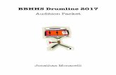 BBHHS Drumline 2017 · I was on The University of Akron drumline for four years and section leader for two. ... be expected to play through some of the warm-up packet, the audition