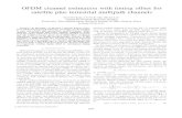 estimation with timing offset satellite plus terrestrial …b92b02053/printing/summer...OFDMchannel estimation with timing offset for satellite plus terrestrial multipath channels