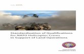 Standardization of Qualifications for NATO Helicopter ... Air Power Competence Centre Standardization of Quali˜ cations for NATO Helicopter Crews in Support of Land Operations Joint
