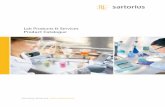 Lab Products & Services Product Catalogue Profile of Sartorius The Sartorius Group is a leading international laboratory and process technology provider covering the segments of Bioprocess
