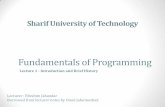Sharif University of Technologyce.sharif.edu/courses/95-96/1/ce153-12/resources/root... ·  · 2016-10-03Sharif University of Technology Lecture 1 - Introduction and Brief History