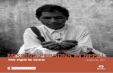 MISSING PERSONS IN NEPAL - International … persons in nepal the right to know 1 ... gorkha bahadur bhandari m 19.12.1975 baglung man bahadur bhandari --.01.2002 baglung
